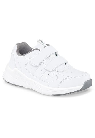 Tenis Colegio Neril V Blanco-Gris Para Niño Y Niña Croydon Croydon
