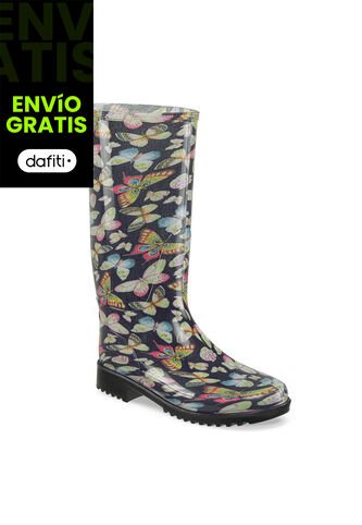 Botas Lluvia Adila Negro Para Mujer Croydon Croydon