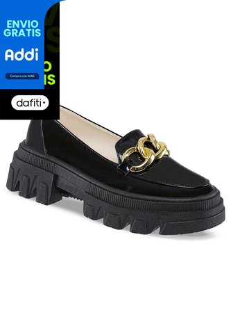 Mocasines Malaika Negro Para Mujer Croydon Croydon