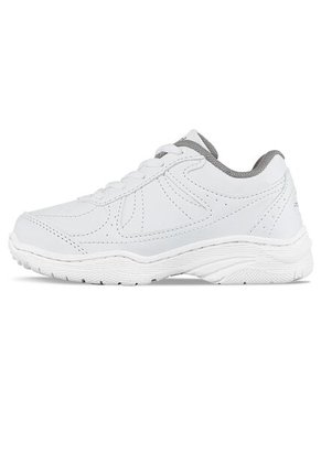 Tenis Colegial 10 New Blanco Para Niño Y Niña Croydon