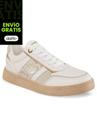 Tenis Urbanos Rhanda Beige Croydon Para Mujer Croydon
