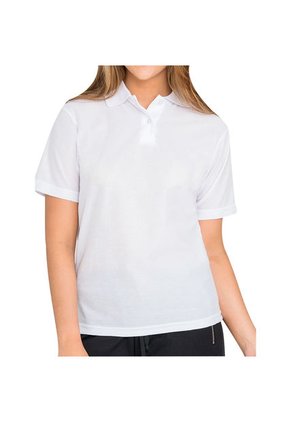 Camiseta Tipo Polo Blanco Para Hombre Y Mujer Croydon