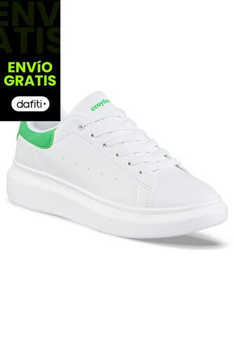 Tenis Zatrena Blanco-Verde Para Mujer Croydon Croydon