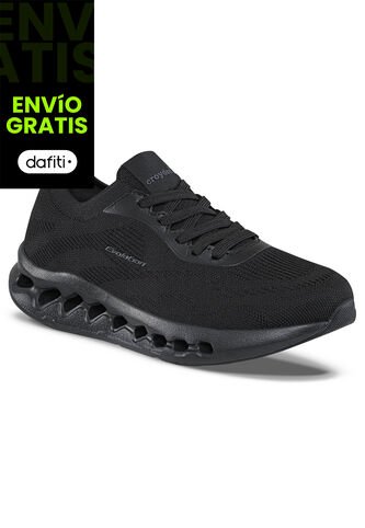 Tenis Running Dylez Negro-Negro Para Mujer Croydon Croydon