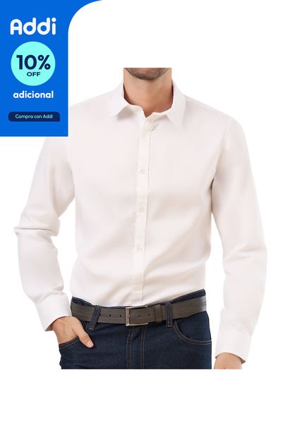Camisa Andres Blanco Para Hombre Croydon