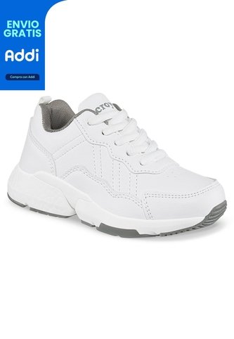 Tenis Escolares Xcoleg C Blanco Para Niña Y Niño Croydon Croydon