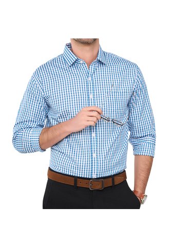 Camisa Ian Ml Azul Celeste Croydon Para Hombre Croydon
