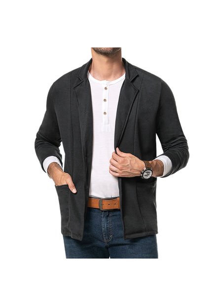 Blazer Dario Negro Para Hombre Croydon