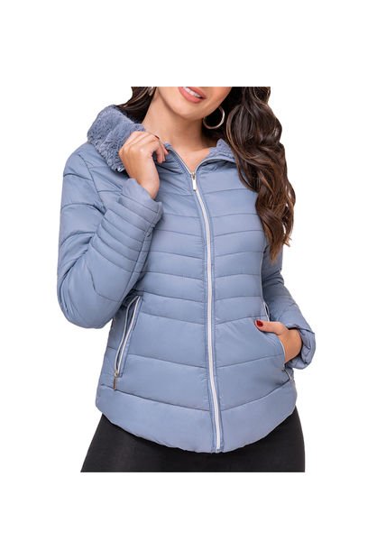 Chaqueta Lorena Azul Para Mujer Croydon