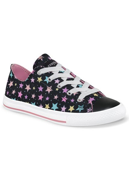 Tenis Lou Bajo Negro Para Niño Croydon