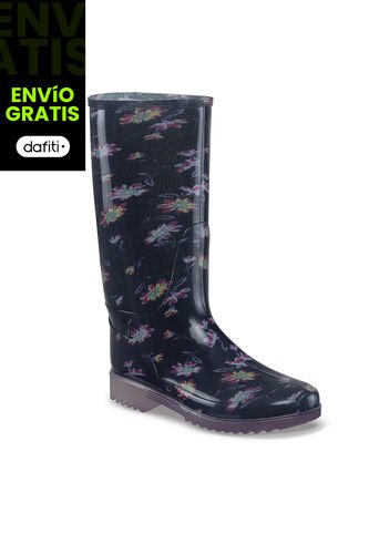 Botas Lluvia Janah Negro Croydon Para Mujer Croydon