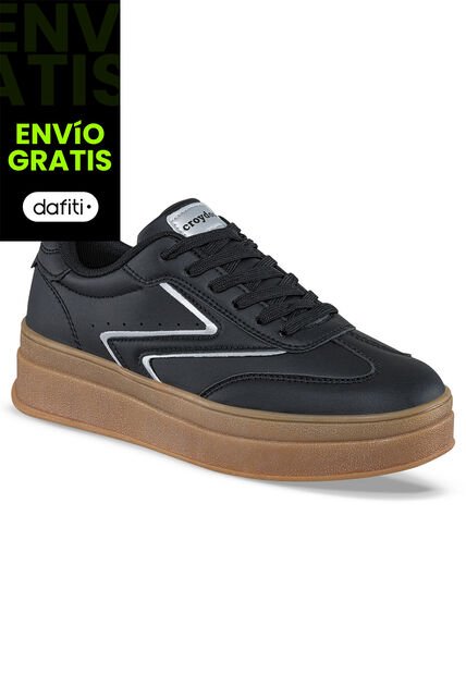 Tenis Urbanos Drix Negro-Blanco Para Mujer Croydon