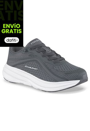 Tenis Running Tibble Gris Para Mujer Croydon