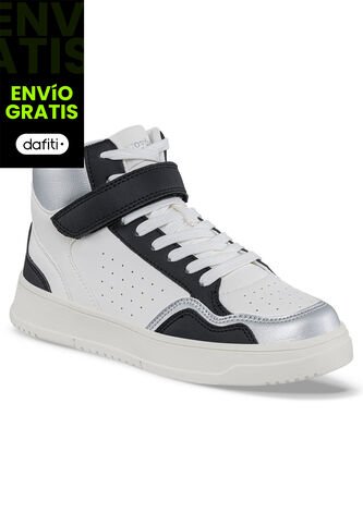 Tenis Urbanos Dynexa Blanco-Negro Croydon Para Mujer Croydon