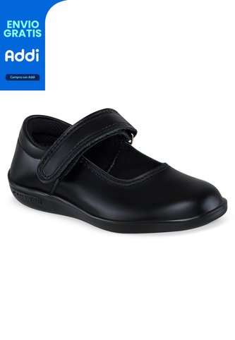 Zapatos Escolares Mafalda Negro Para Niña Croydon Croydon