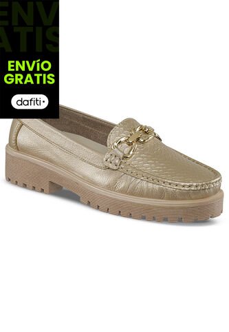 Mocasines Trina Oro Para Mujer Croydon Croydon
