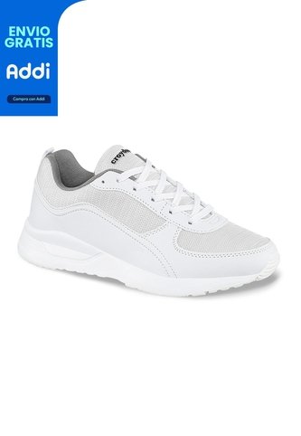 Tenis Escolares Scoil Blanco Para Niña Croydon Croydon