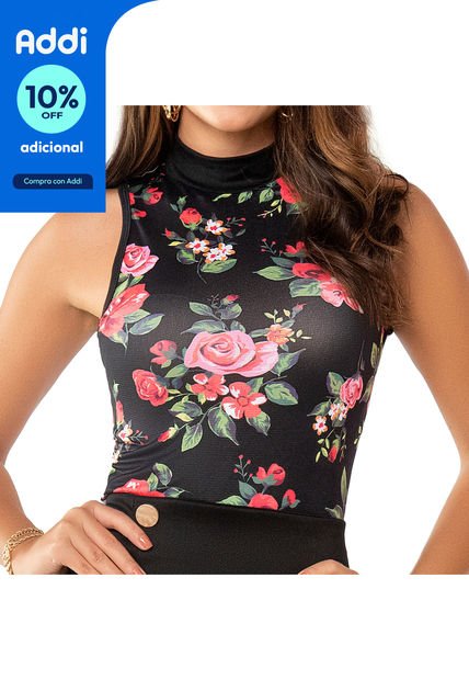 Blusa Layla Negro Para Mujer Croydon