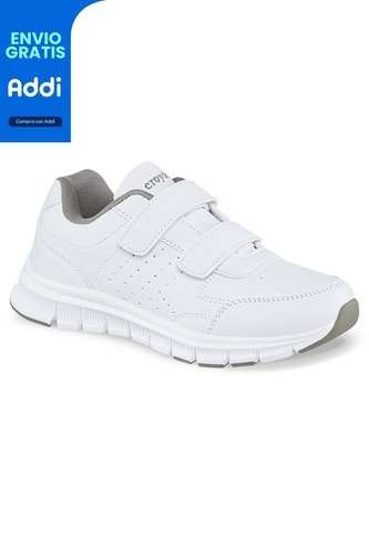 Tenis Escolares Skoler V Blanco Para Niña Y Niño Croydon Croydon