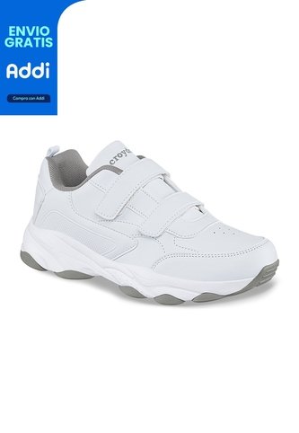 Tenis Escolares Schooly V Blanco Para Niño Y Niña Croydon Croydon