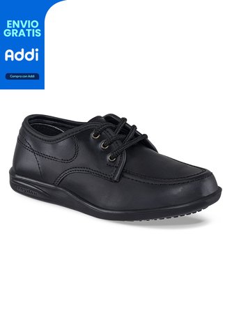 Zapatos Escolares Bachiller Negro Para Niño Croydon Croydon
