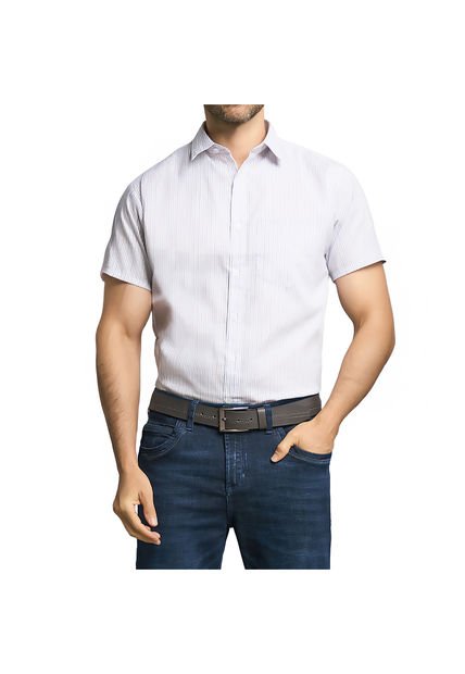 Camisa Mateo Lila Para Hombre Croydon