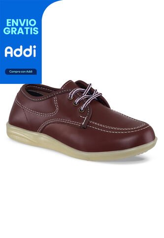 Zapatos Escolares Bachiller Rojo Para Niña Croydon Croydon