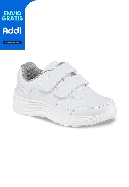 Tenis Escolares Schoology V Blanco Para Niña Y Niño Croydon