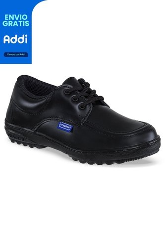 Zapatos Escolares Leader Negro-Neg Para Niña Y Niño Croydon Croydon