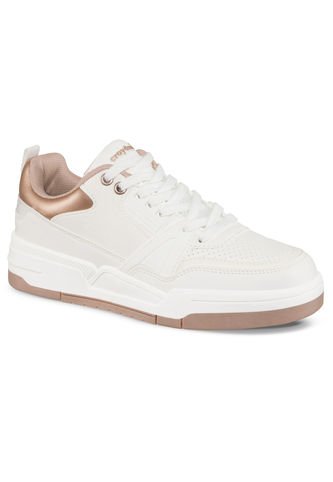 Tenis Hebe Blanco-Oro Para Mujer Croydon Croydon