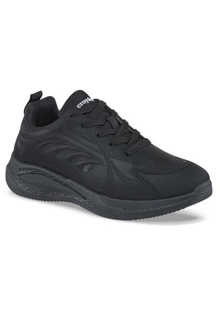 Tenis Running Cilif Negro-Negro Para Mujer Croydon