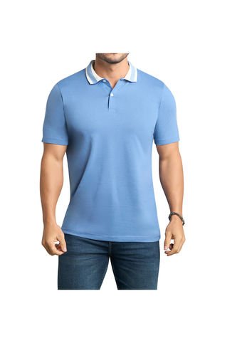 Camiseta Polo Pedro Azul Para Hombre Croydon Croydon