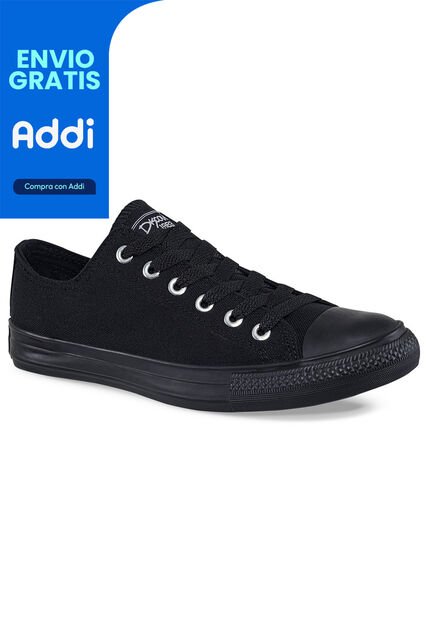Tenis Discovery Bajo Negro Para Hombre Croydon