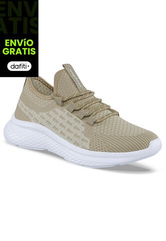 Tenis Running Trux Beige Para Mujer Croydon Croydon