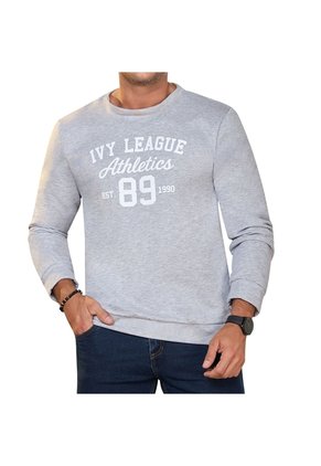 Buzo Leo Gris Croydon Para Hombre