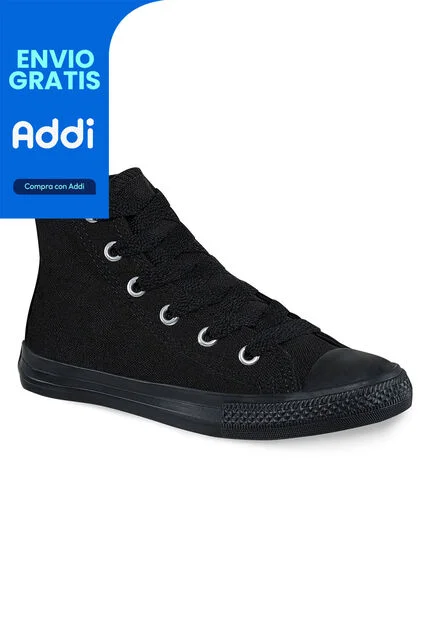 Tenis Discovery Alto Nn. Negro Para Hombre Y Mujer Croydon