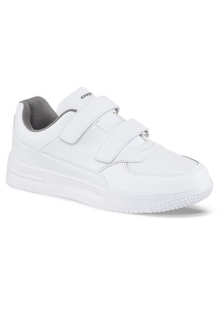 Tenis Colegio Shopir Pro V Blanco-Gris Para Hombre Y Mujer Croydon