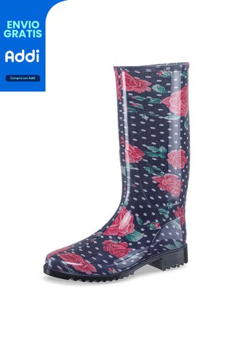 Botas Lluvia Jadiya Negro Croydon Para Mujer Croydon