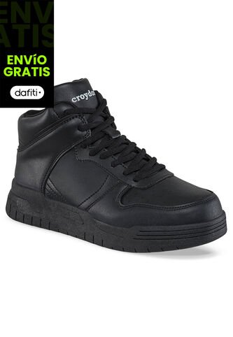 Tenis Colegio Wopki C Negro Para Niño Y Niña Croydon Croydon