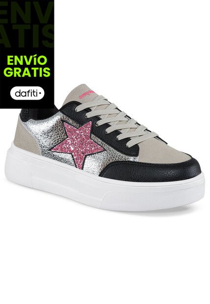 Zapatos Tidal Plata-Fucsia Para Mujer Croydon