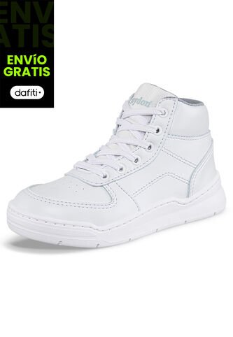 Tenis Colegio Roblo Bota Blanco Para Niño Y Niña Croydon Croydon