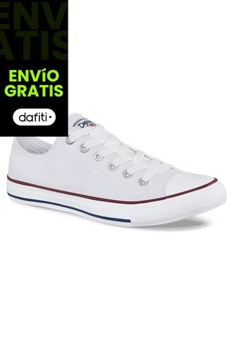 Tenis Discovery Bajo Blanco-Rojo Para Hombre Y Mujer Croydon Croydon
