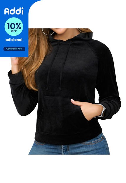 Buzo Amarella Negro Para Mujer Croydon
