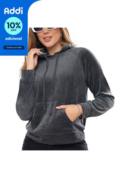 Buzo Amarella Gris Para Mujer Croydon