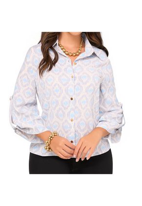 Blusa Silvy Azul Celeste Para Mujer Croydon