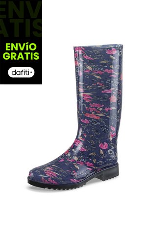 Botas Lluvia Nurul Azul Para Mujer Croydon Croydon