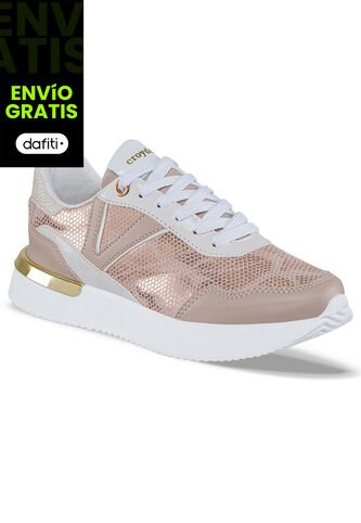 Tenis Urbanos Karli Oro Rosa Para Mujer Croydon Croydon