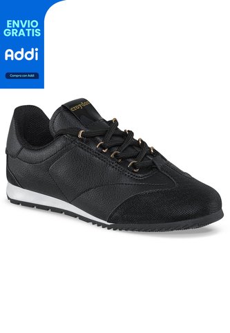 Tenis Urbanos Nayely Negro Croydon Para Mujer Croydon
