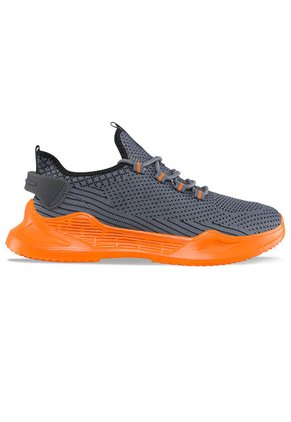 Tenis Running Wuwa Gris-Naranja Para Hombre Croydon