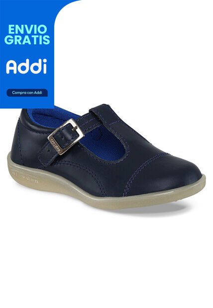 Zapatos Escolares Colegial Videl Azul Para Niña Croydon